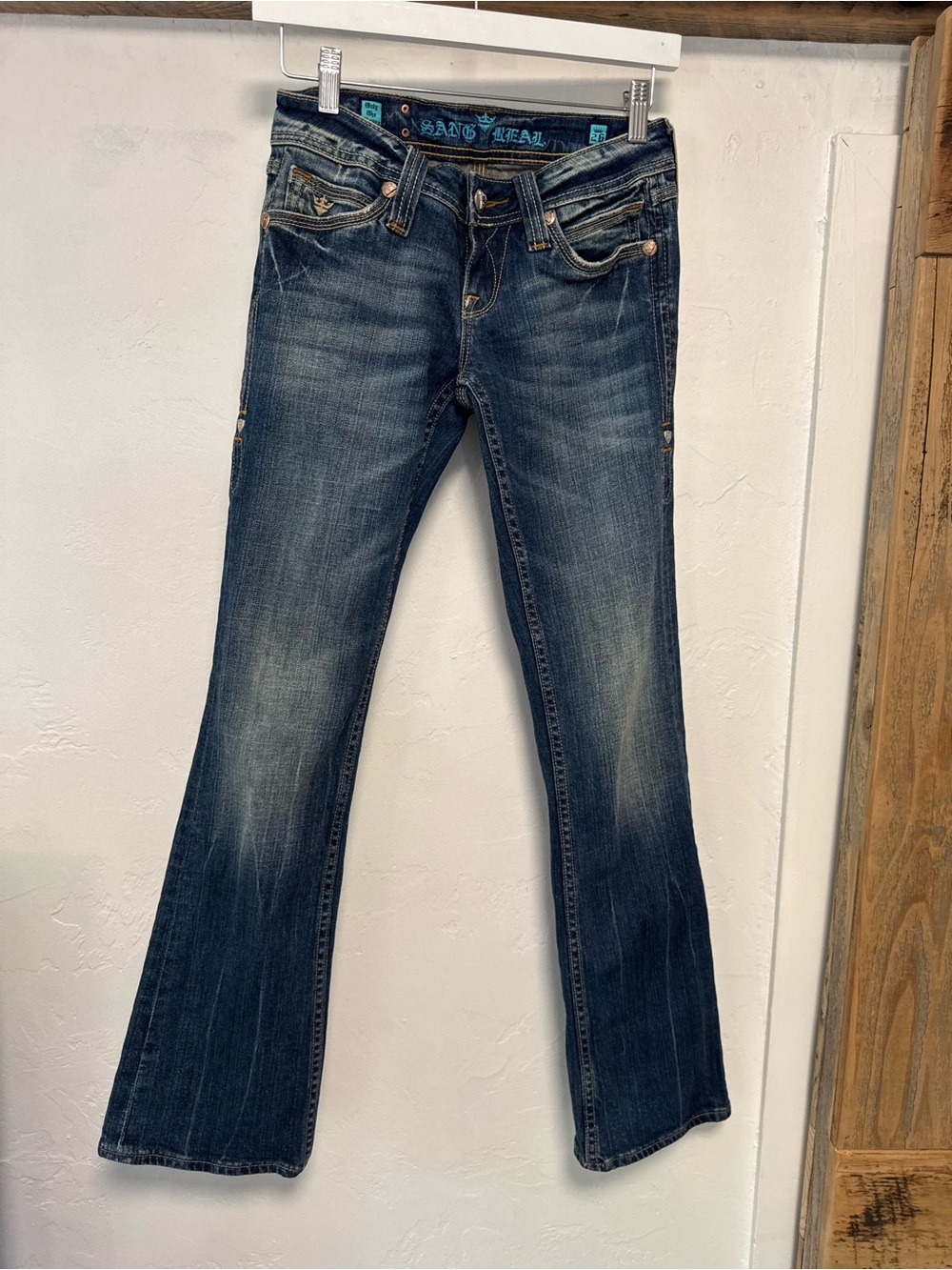 Sang Real (by Miss Me) Women's Dark Wash Bootcut Jeans - Blue